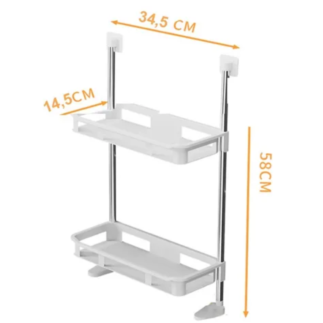 Miniatura 4 de ORGANIZADOR PARA BAÑO 2 NIVELES INODORO